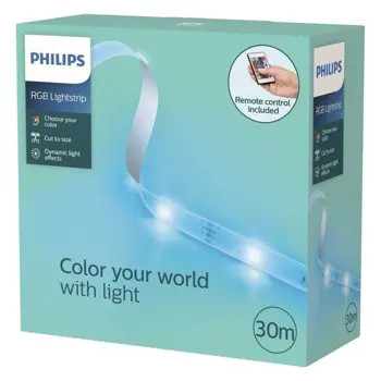 LIGHTSTRIPS PHILIPS LED traka 30M RGB MIXED + daljinski upravljač