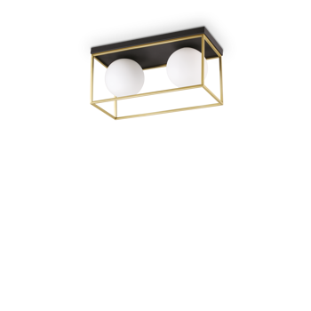 LINGOTTO STROPNA LAMPA PL2 ŽUTA E14