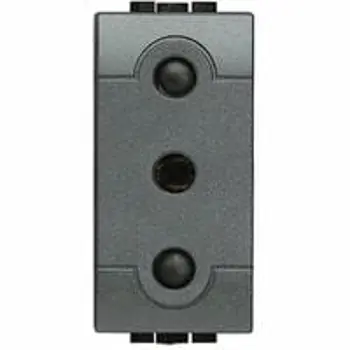 LIVIG LIGHT UTIČNICA 2P+E/16A/250V 1M ANTRACIT