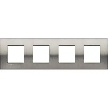 LIVING LIGHT POKROVNI OKVIR 2+2+2+2M 71mm BRUŠENI ČELIK