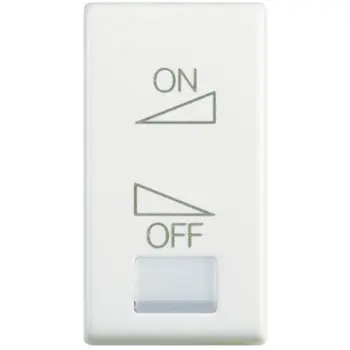 LIVING LIGHT TIPKA S INDIKATOROM 1M VENTILATOR BIJELA