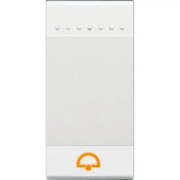 LIVING LIGHT TIPKA S INDIKATOROM 1M ZVONO BIJELA