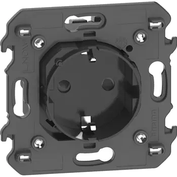 LNOW POVEZIVA UTIČNICA 2P+E/16A/250V 2M CRNA