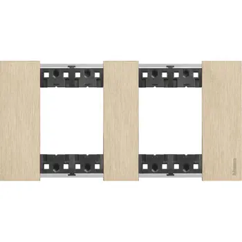 LNOW UKRASNI OKVIR 2M+2M 71mm ZLATNI