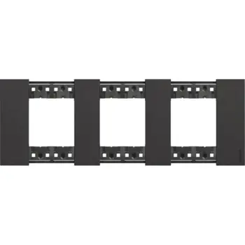 LNOW UKRASNI OKVIR 2M+2M+2M 71mm crni