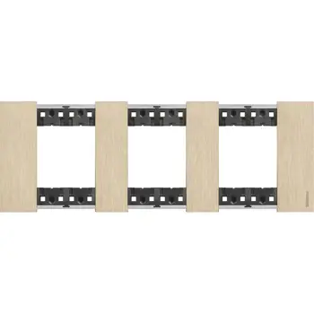 LNOW UKRASNI OKVIR 2M+2M+2M 71mm ZLATNI