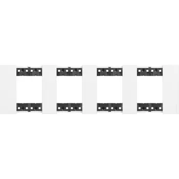 LNOW UKRASNI OKVIR 2M+2M+2M+2M 71mm BIJELI