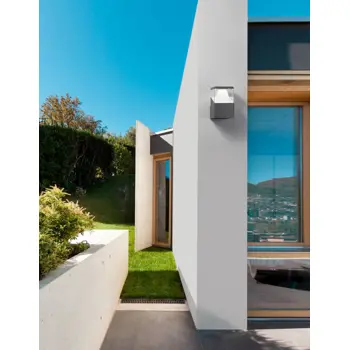 LOCK VANJSKA ZIDNA SVJETILJKA LED 12W/3000 or 4000K/1047lm/IP54/TAMNO SIVA