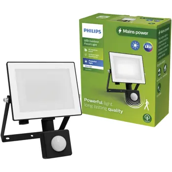 Lois VANJSKI ZIDNI REFLEKTOR SA SENZOROM POKRETA 20W 3000K CRNA