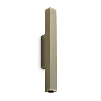 LOOK LED KVADRATNA ZIDNA SVJETILJKA AP2 D30 H300 ON-OFF 3000K MESING