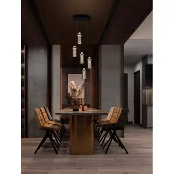 LUNE VISILICA LED/3000K/38W/1254Lm/CRNO-KROM