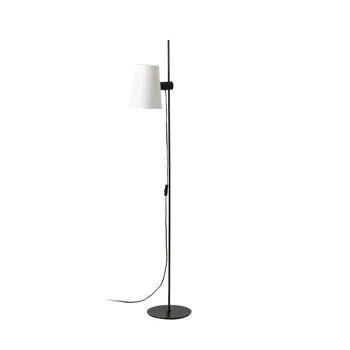 LUPE BLACK STAJAĆA LAMPA BEIGE SHADE