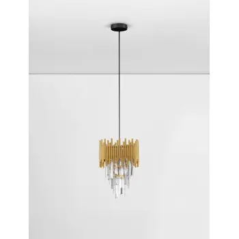 MAGNOLIA LUSTER KRISTAL ZLATNI LED E14 1x5W 100-240V IP20