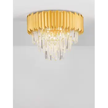 MAGNOLIA PLAFONSKA SVJETILJKA E14  IP20/ZLATNA