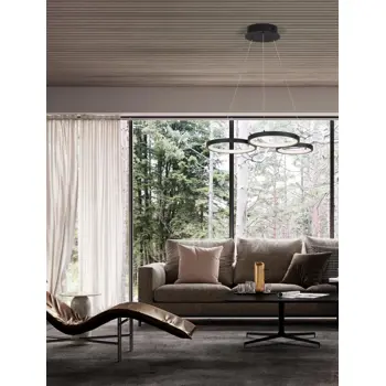 MAGNUS VISILICA LED 28W/3000K/1900lm/IP20/CRNA