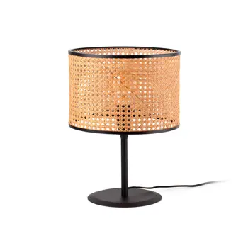 MAMBO BLACK STOLNA LAMPA RATTAN LAMPSHADE fi320*213*fi