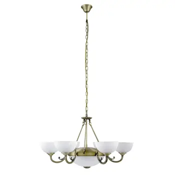 MARLENE LUSTER E14 6X MAX 40 + E27 2X MAX 60/BRONĆANA/IP20