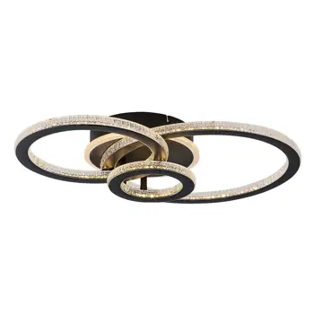 Maziar PLAFONSKA  SVJETILJKA  LED 40W/CRNA/IP20/3700lm