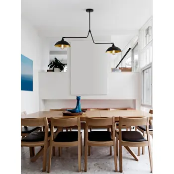 MIRBA VISILICA E27 /IP20/CRNA & ZLATNA