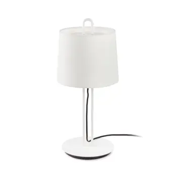 MONTREAL WHITE STOLNA LAMPA WHITE SHADE