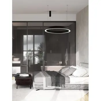 MORBIDO VISILICA LED 80W/2700-4000K/4373lm/DIMM/IP20/CRNA