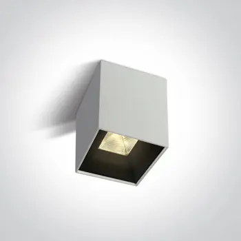 NADGRADNI REFLEKTOR LED 10w WW IP20 60deg 230V KOCKASTI BIJELI