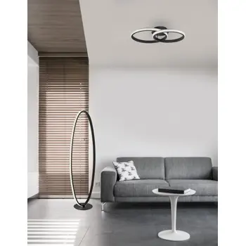 NAGER PLAFONSKA SVJETILJKA LED 28W/3000K/1681lm/IP20/CRNA