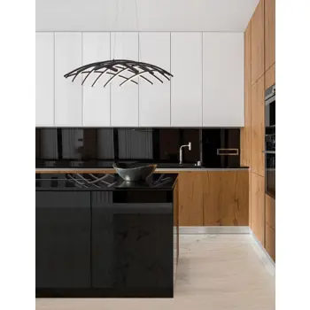 NARVI VISILICA LED 83W/3000K/4000lm/DIMM/IP20/CRNA