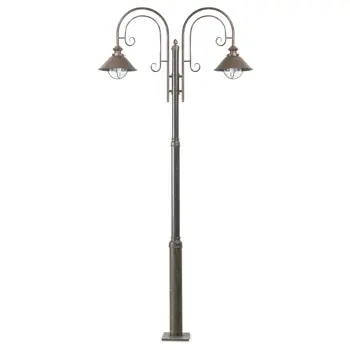 NAUTICA RUST POLE LAMP 2 X E27 11W