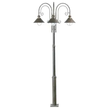 NAUTICA RUST POLE LAMP 3 X E27 11W