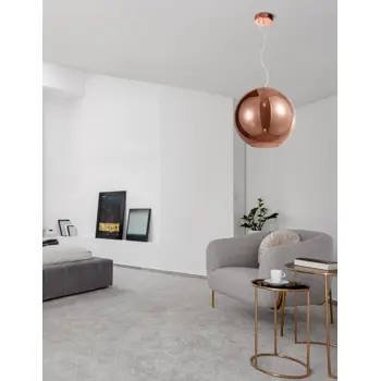 NAZIO VISILICA  E27 /IP20/KROM & BAKAR