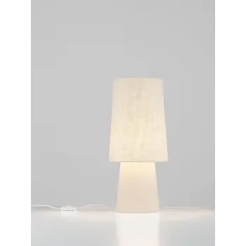 NEBIA Stolna svjetiljka Grlo E27 1x12 W IP20 Bijela