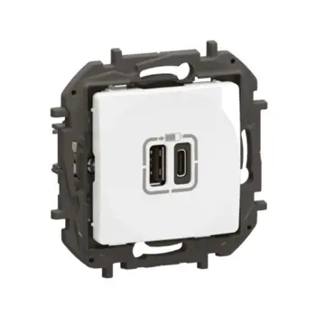NILOE 2XUSB UTIČ 3A 15W TIP A+C BIJ