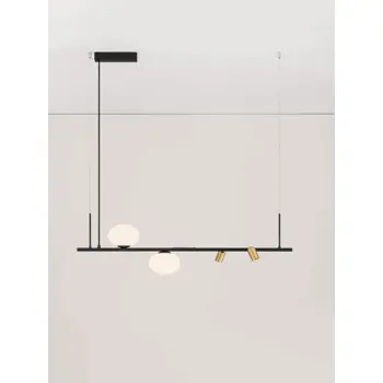 NOBLE CRNA VISILICA S 2 REFLEKTORA G9 2X5W I LED 10W IP20 3000K