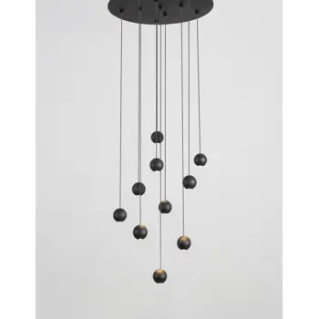 NOCCI VISILICA LED 48W/3000K/1902lm/IP20/CRNA