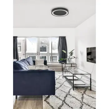 NODI PLAFONSKA SVJETILJKA LED 30W/3000K/1590lm/IP20/CRNA