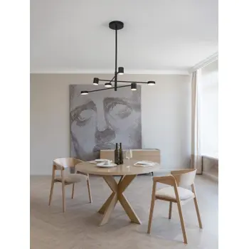 NORDIK VISILICA LED 28W/3000K/594,5lm/DIMM/IP20/CRNA