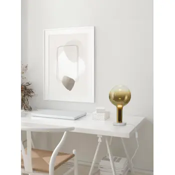 NOSTOS STOLNA LAMPA  LED/3000K/3W/341Lm/ZLATNA & BIJELA