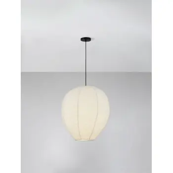 NUBBLE VISILICA BIJELA TKANINA E27 1X12W IP20