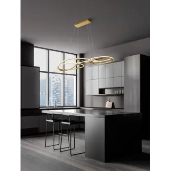 NUDOS VISILICA  LED 158W/3000K/11060lm/DIMM/IP20/ZLATNA