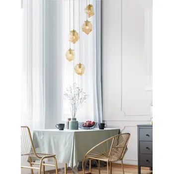 ODELLE VISILICA E14 /IP20/MESING ZLATNA & JANTAR