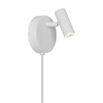 OMARI ROUND ZIDNA LAMPA BIJELA LED 3,2W/IP20/2700K/320lm