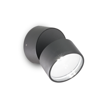 OMEGA LED ZIDNA SVJETILJKA AP OKRUGLA ANTRACIT 4000K IP54