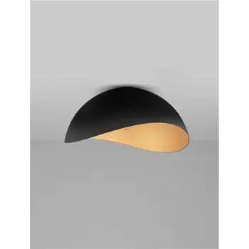 OPSI PLAFONJERA E27/12W/CRNO-ZLATNO