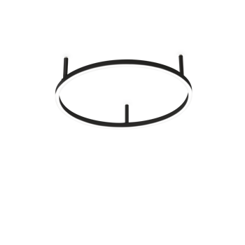 ORACLE LED SLIM STROPNA LAMPA PL D050 ROUND 3000K ON-OFF BK