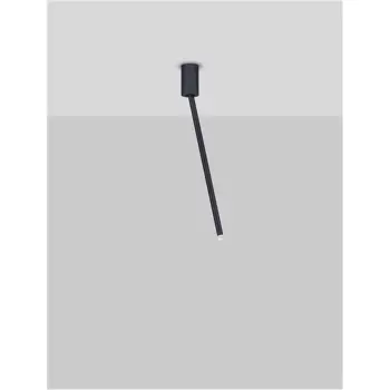 ORNOS STROPNA SVJETILJKA LED /3000K/4W/177Lm/CRNA