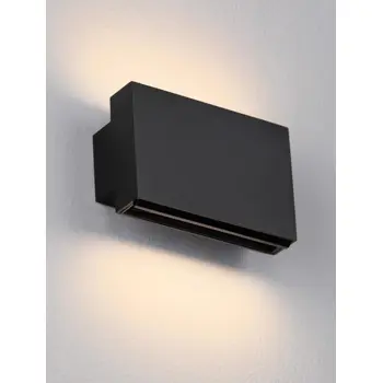 OTI ZIDNA LAMPA CRNA LED 10W 487lm 3000K IP20