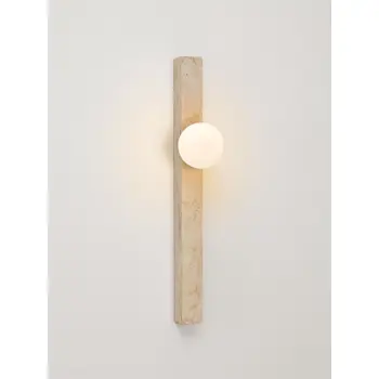 OVEE ZIDNA SVJETILJKA ŽUTI TRAVERTIN G9 1X5W IP20