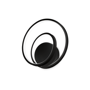 OZ AP LED ZIDNA LAMPA ON-OFF CRNA