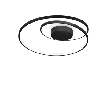 OZ PL LED STROPNA LAMPA ON-OFF CRNA